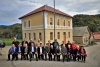 Črnečani, ki so obiskovali šolo v Črneči vasi Foto Goran Rovan