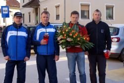 Slovenski smučarski skakalci zmagovalci na nogometnem memorialu v Šentlovrencu