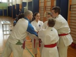 Nastja Galič na zaključnih pripravah karate reprezentance za nastop na MEP 