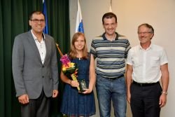 Župan sprejel dijakinjo leta Katarino Petro van Midden