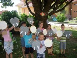 Prvi poletni otroški tabor v Hiši Sadeži družbe Črnomelj 