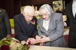 70. obletnica poroke: Železna poroka Pavle in Franca Bebarja