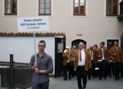 Pihalni orkester Senovo na festivalu na Češkem