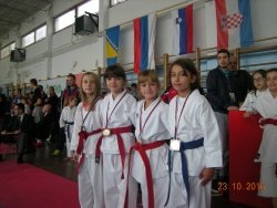 Karateistom kar osem medalj na mednarodnem karate turnirju v Kostajnici 