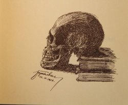Risba Jožeta Cvelbarja, ki jo je na bojišču narisal mesec dni pred svojo smrtjo.
