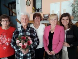 90 let Helene Čavlovič iz Metlike