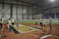 Krkini atleti na pripravah v Beogradu; komaj čakajo pokritje velodroma