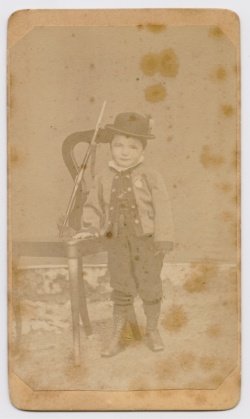 Fotografija Josipa Bergmanna v otroških letih...