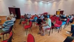 Javna obravnava je potekala v prostorih TVD Partizan Boštanj