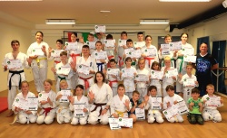 FOTO: Krško Open - zmaga karateistov Mihaele in Danijela