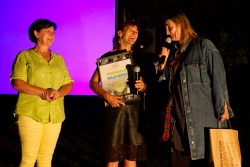 Maja Weiss je prejela posebno priznanje za izjemen prispevek k Filmskemu taboru Kolpa.