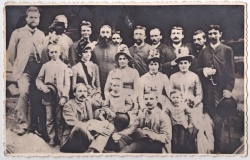 Bojanci 5.5.1889; šesti z leve zgoraj Franjo Šetina