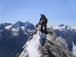 FOTO: Dolenjci v švicarskih Alpah - Waisshorn 4506 m