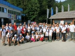 Tudi Dolenjci na srečanju slovenskih planincev na Krvavcu