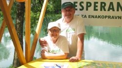Posavska esperantista na Paradi učenja v Novem mestu