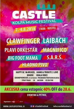  Castle Kolpa Music Festival - nov festival na treh odrih