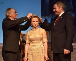 Vinska kraljica 2017 je bila Dolenjka, Maja Žibert iz Šentruperta. (foto: arhiv lokalno.si)
