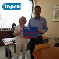 Direktorica ZD Novo mesto Alenka Simonič in direktor in lastnik podjetja Inpro d.o.o. Boris Lavrič