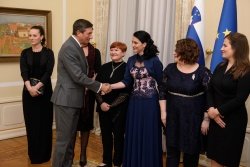 Ženska leta 2018 - na sprejemu pri predsedniku tudi Nuša Rustja