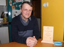 Benjamin Miklavčič, najbolj skrben lastnik gozda v lanskem letu na območju brežiške enote Zavoda za gozdove Slovenije