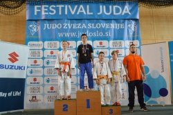 Judoist Lin Luzar zlat na Festivalu juda v Ljutomeru