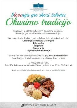Slovenija gre skozi želodec - kulinarični dogodek študentov Fakultete za turizem
