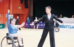 Na začetku junija sta nastopila tudi v Nemčiji. (Foto: Zveza za šport invalidov Slovenije – Paralimpijski komite)
