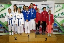 Šest odličij za brežiške karateiste na tretji pokalni tekmi v Novi Gorici