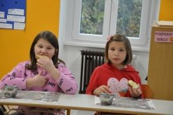 Slovenski tradicionalni zajtrk na podružnični šoli Birčna vas
