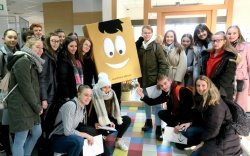 Obisk Erasmus + dijakov v Knjižnici Brežice