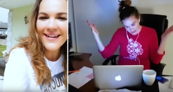 VIDEO: Rebeka v karanteni posnela pesem - doma s telefonom
