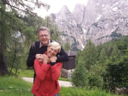 Z Rosvito Pesek sta se spoznala pred leti in sta eden najbolj zaljubljenih slovenskih parov. (foto: osebni arhiv)