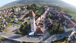 Vodovodni stolp v Brežicah z novo vsebino