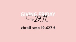 DM na dobrodelnem petku zbral skoraj 20 tisoč evrov za družine v stiski