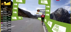 Virtualna kolesarska dirka Po Sloveniji - danes prva etapa