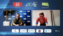 Uspešen začetek prve virtualne kolesarske dirke Po Sloveniji - proti Krvavcu več sto kolesarjev iz celega sveta