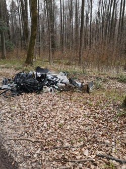 Vaše fotke: Avtomobilski odpadki sredi gozda. Pa bi bilo na deponijah brezplačno!