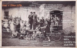 Semič v starih cajtih: Pred Vrtinčevo hišo leta 1939