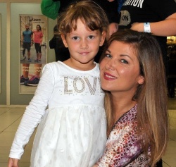 Jasna Kuljaj s hčerkico Anastazijo, ki je letos dopolnila šest let (Vito Tofaj/Media24)