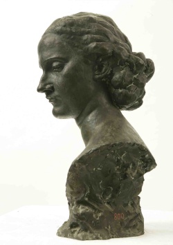 Ivan Meštrović, Portret gospođe P. (Ada Pavičić?), bron, 1935, Nacionalni muzej moderne umetnosti, Zagreb. Foto: Goran Vranić, © NMMU