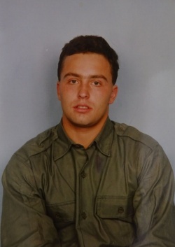 Mladi vojak Jure Gros (foto: osebni arhiv)