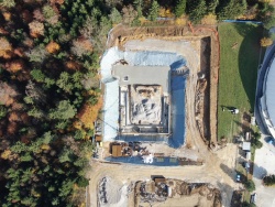 Vaše fotke: Pogled iz zraka na bodoči novomeški bazen