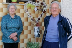 Marija in Anton Perko sta lahko upravičeno ponosna na 60 let zakonskega življenja! (Foto: L. M.)