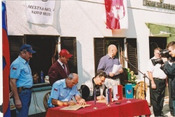 Podpis listine o prijateljstvu, 14. 09. 2002