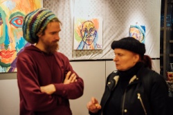 Akademska slikarka Nuša Smolič in njena razstava Jasno-videnje